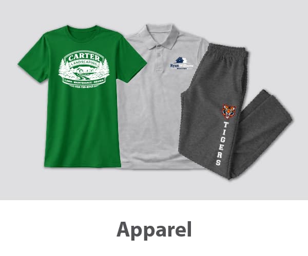 custom Apparel choices 